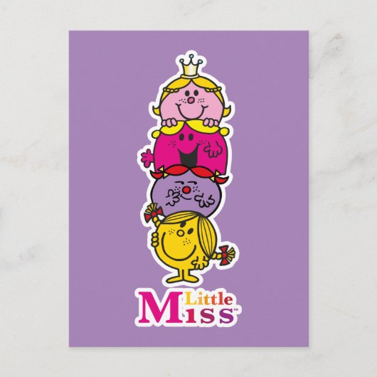 Little Miss | Little Miss Standing Tall Postkarte (Vorderseite)