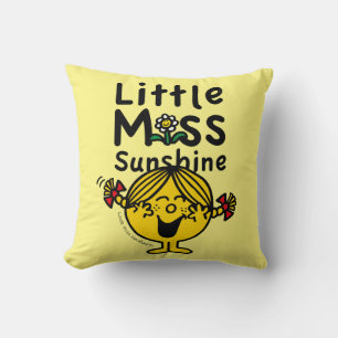Little Miss   Little Miss Sunshine lacht Kissen