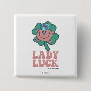 Little Miss Lucky   Lady Luck Button
