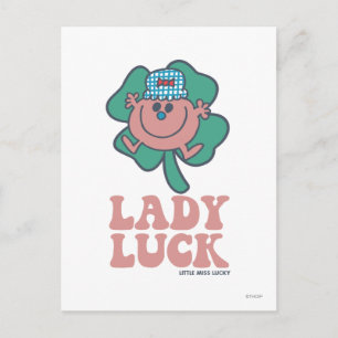 Little Miss Lucky   Lady Luck Postkarte