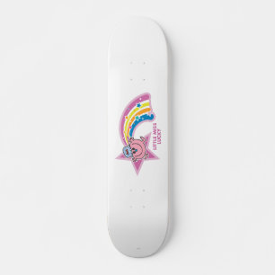 Little Miss Lucky   Regenbogen Skateboard