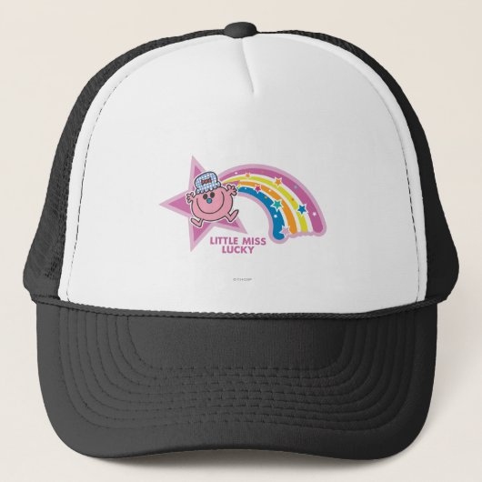 Little Miss Lucky | Regenbogen Truckerkappe (Vorderseite)