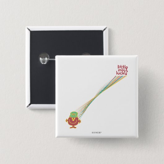 Little Miss Lucky | Schwankungen Button (Vorne & Hinten)