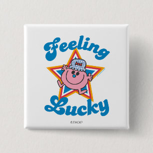 Little Miss Lucky Star Button