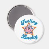 Little Miss Lucky Star Magnet (Vorderseite/Rückseite)