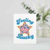 Little Miss Lucky Star Postkarte (Stehend Vorderseite)