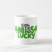 Little Miss Lucky - Süßes Kleeblatt Kaffeetasse (Mittel)