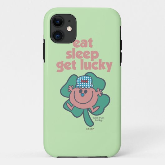 Little Miss Luckys Motto | Grüne Klee Case-Mate iPhone Hülle (Rückseite)