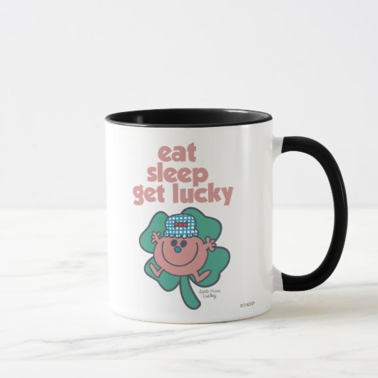 Little Miss Luckys Motto | Grüne Klee Tasse (Rechts)