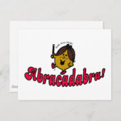 Little Miss Magic | Abracadabra Postkarte (Vorne/Hinten)