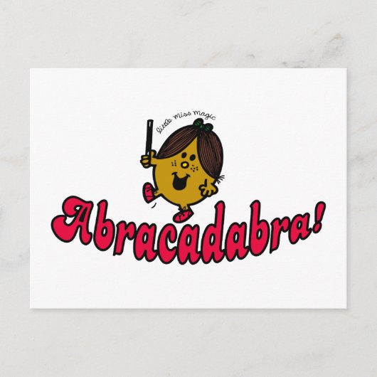 Little Miss Magic | Abracadabra Postkarte (Vorderseite)