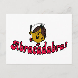Little Miss Magic Abrakadabra Postkarte