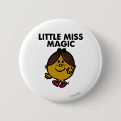Little Miss Magic | Schwarze Schrift Button (Vorderseite)