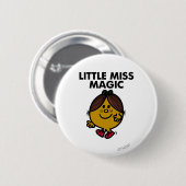 Little Miss Magic | Schwarze Schrift Button (Vorne & Hinten)