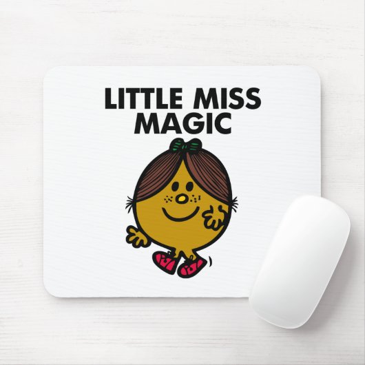 Little Miss Magic | Schwarze Schrift Mousepad (Mit Mouse)