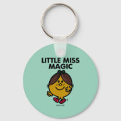 Little Miss Magic | Schwarze Schrift Schlüsselanhänger (Vorderseite)
