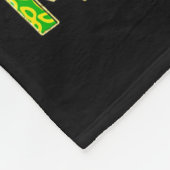 Little Miss Mardi Gras Carnival New Orleans Fleur  Fleecedecke (Ecke)