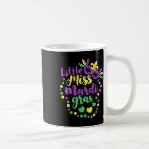Little Miss Mardi Gras Funny Mardi Gras 2024 Kinde Kaffeetasse