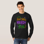 Little Miss Mardi Gras Funny T-Shirt (Vorne ganz)
