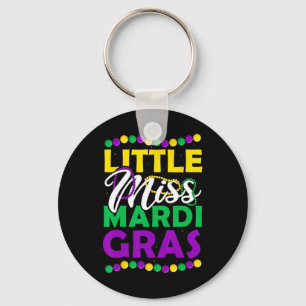 Little Miss Mardi Gras Kids Karneval Apparel Schlüsselanhänger