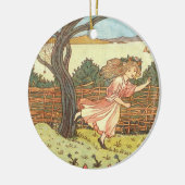 "Little Miss Muffet" Keramik Ornament (Links)