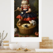 Little Miss Muffet Poster (Küche)