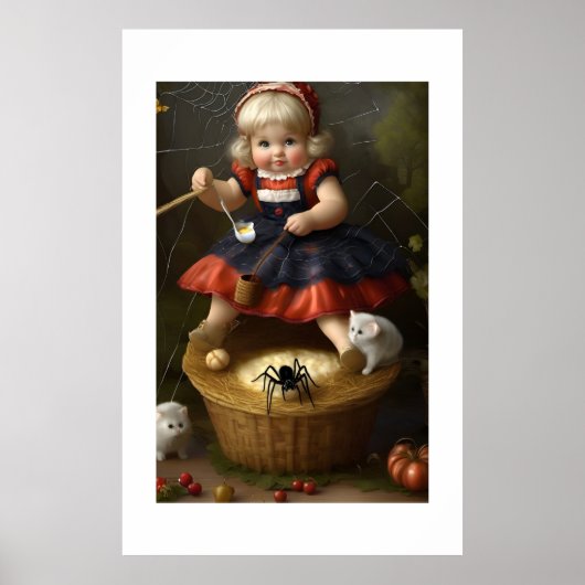 Little Miss Muffet Poster (Vorne)