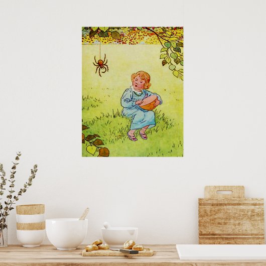 Little Miss Muffet Poster (Küche)