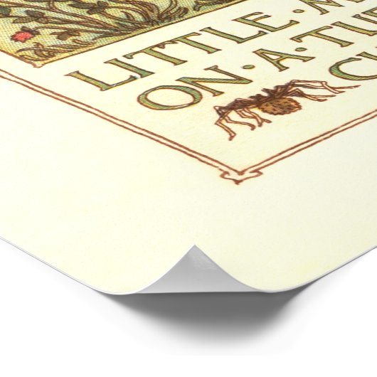 "Little Miss Muffet" Poster (Ecke)