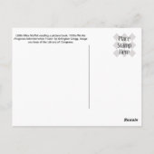 Little Miss Muffet Postkarte (Rückseite)