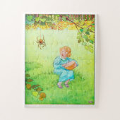 Little Miss Muffet Sat auf einem Tuffet Puzzle (Vertikal)