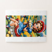 Little Miss Muffett Puzzle (Horizontal)