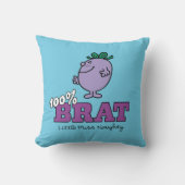 Little Miss Naughty 100% Brat Kissen (Vorderseite)