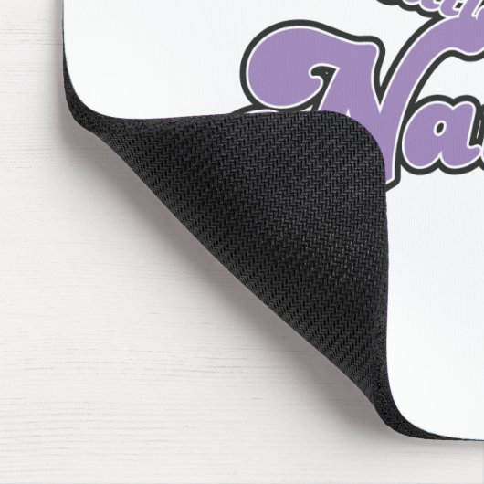 Little Miss Naughty Balancing Act Mousepad (Ecke)