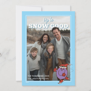 Little Miss Naughty bis Snow Good Feiertagskarte