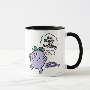 Little Miss Naughty Dreistufenplan Tasse