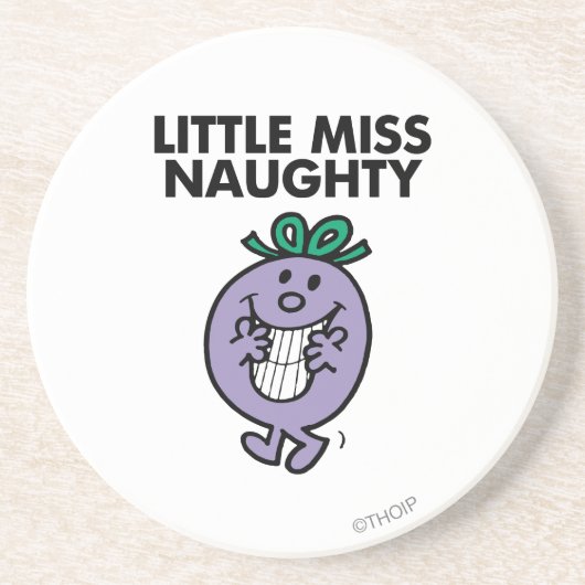 Little Miss Naughty | Huge Smile Untersetzer (Vorne)