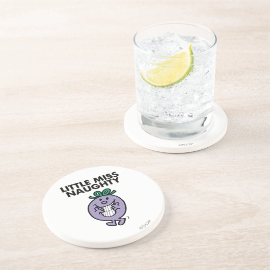 Little Miss Naughty | Huge Smile Untersetzer (Seite)