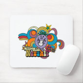 Little Miss Naughty Rainbow Mousepad (Mit Mouse)