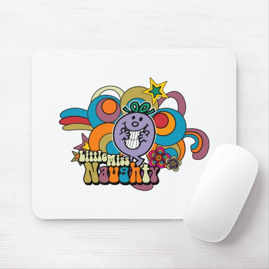 Little Miss Naughty Rainbow Mousepad (Mit Mouse)