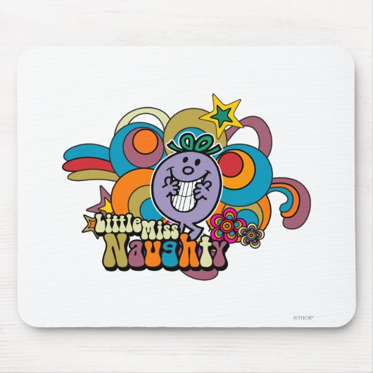 Little Miss Naughty Rainbow Mousepad (Vorne)