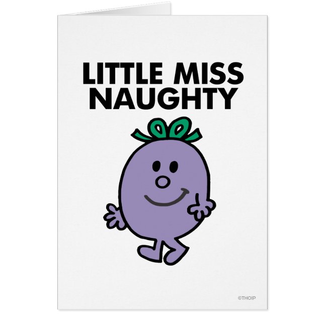 Little Miss Naughty | Schwarze Schrift (Vorne)