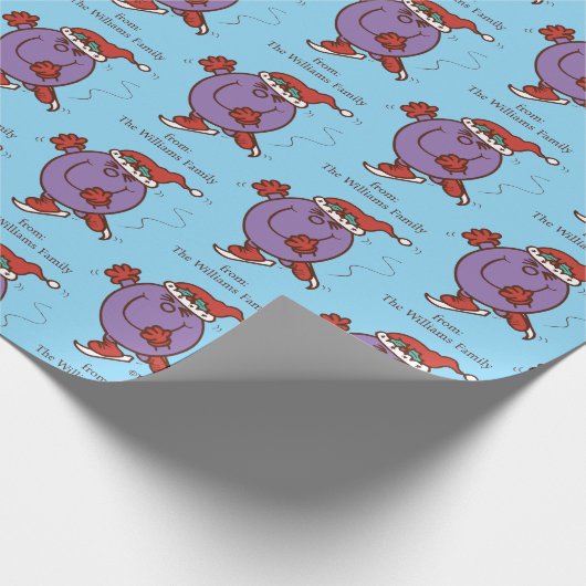 Little Miss Naughty Up to Snow Good Geschenkpapier (Ecke)