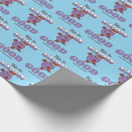 Little Miss Naughty Up to Snow Good Geschenkpapier (Ecke)