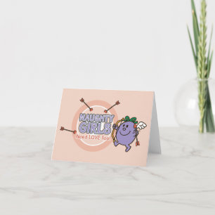 Little Miss Naughty   Valentine Feiertagskarte