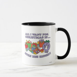 Little Miss Naughty's Christmas Joy Tasse