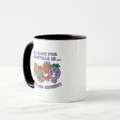Little Miss Naughty's Christmas Joy Tasse (Vorderseite Links)