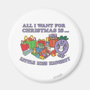 Little Miss Naughtys Weihnachtsfreude Magnet