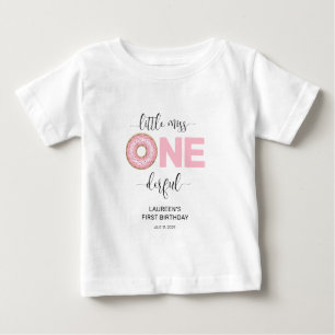 Little Miss Onederful 1. Geburtstag Baby T-shirt