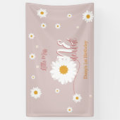 Little Miss Onederful 1. Geburtstag Banner (Vertikal)